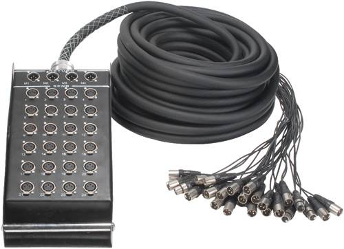 Dayton 244X-150 24 x 4 Snake XLR Returns 150 ft.