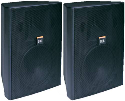 JBL Control 28 8" 2-Way Vented Speaker Pair Black