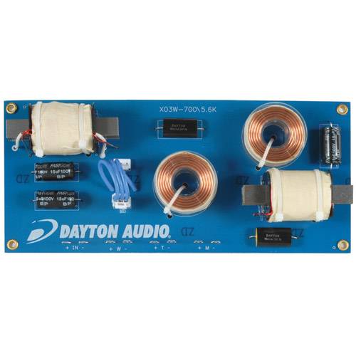 Dayton XO3W-700/5.6K 3-Way Crossover 700/5,600 Hz