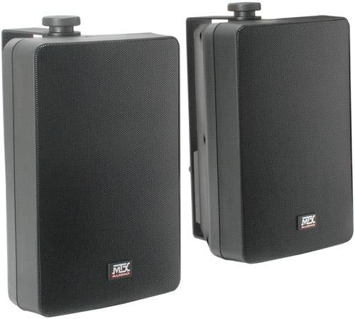 MTX AW52-B 5-1/4" 2-Way Outdoor Speaker Pair Black