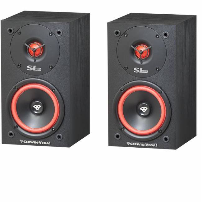 Cerwin-Vega SL-5M 5.25" 2-Way Bookshelf Speaker, 125 Watts - Pair