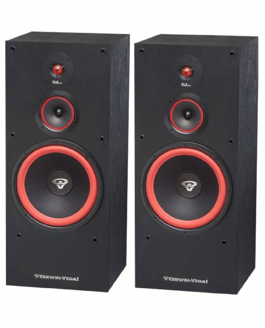 Cerwin-Vega SL-12 12" 3-Way Floor Tower Speaker, 300 Watts  - Pair