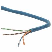 Dayton 105E6Y Cat 5e CMR Solid Cond 350 MHz Blue 500 ft.