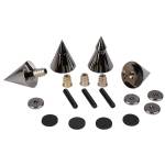 Dayton DSS4-BC Black Chrome Speaker Spike Set 4 Pcs